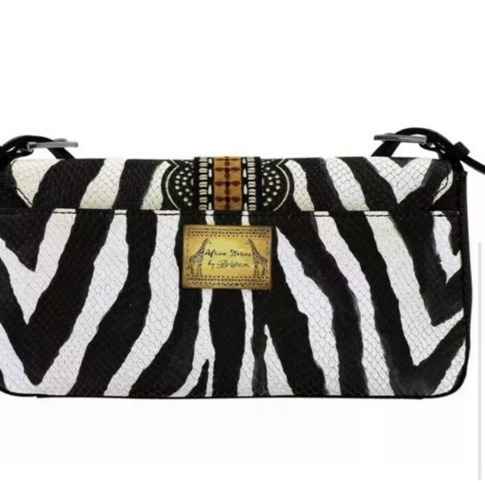 Brighton Baguette Python Handbag - Picture 3 of 14
